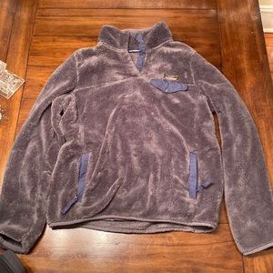 Gray L.L. Bean Fleece Pullover